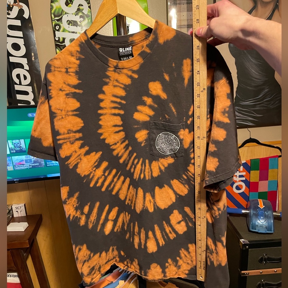 Line Skiing Custom One Of One Reverse Dye - image 3